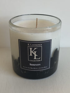 Single-Wick 3" Hand-Blown Glass Candle