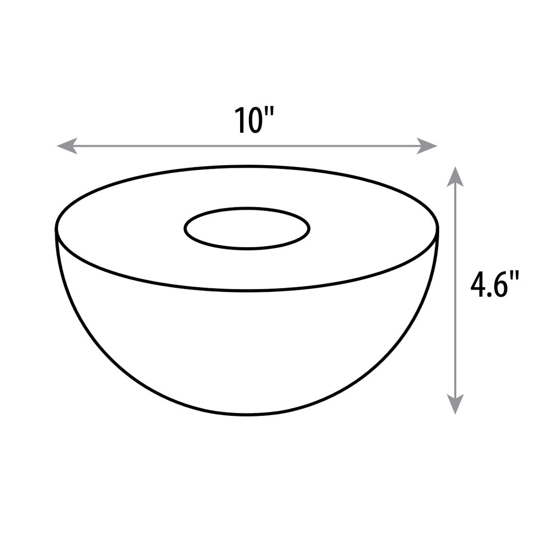 Concrete Semi-Round (4” insert)
