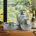 Load image into Gallery viewer, Glass Round w Luminara Flameless
