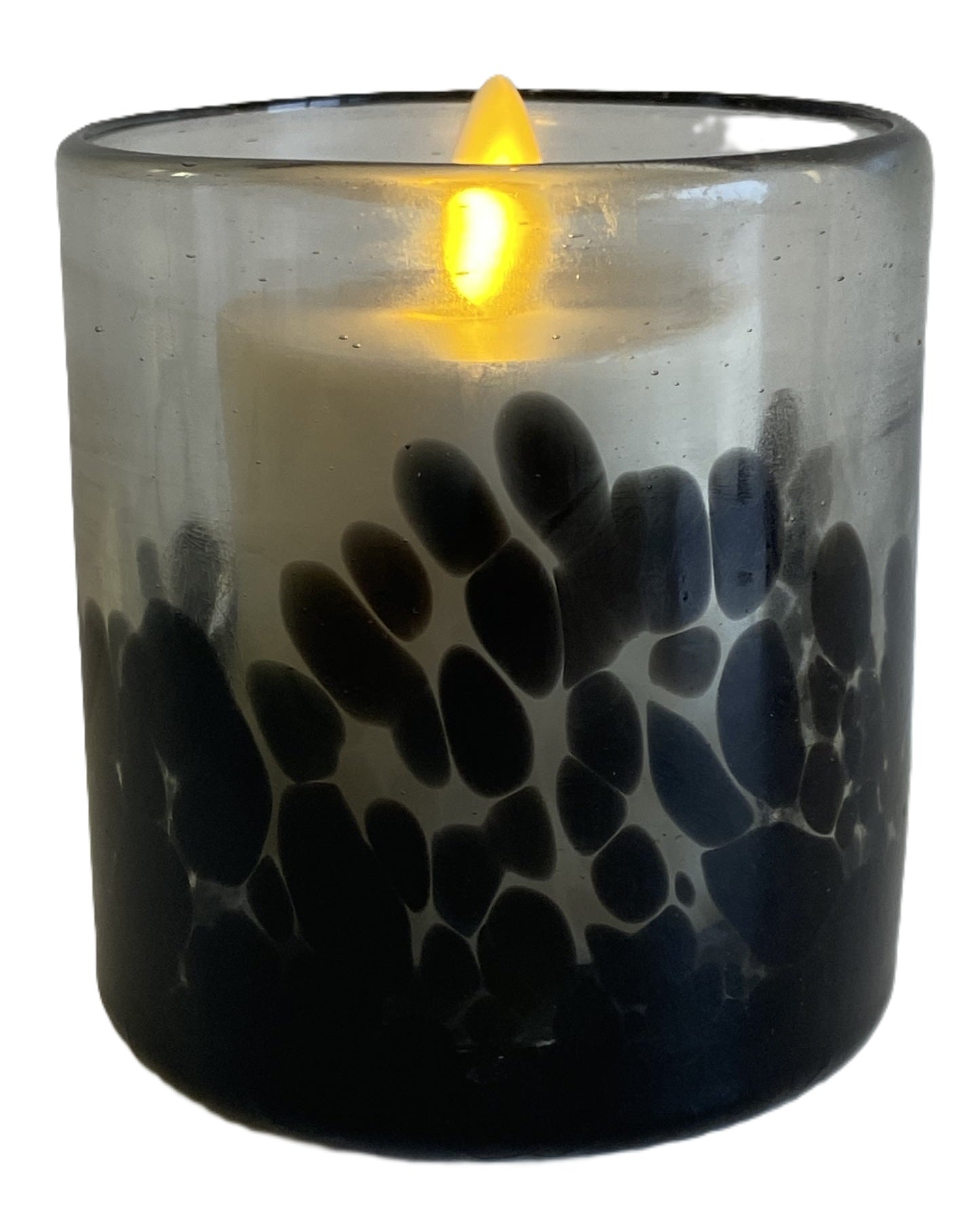 Glass Cup w Luminara Flameless