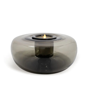 Glass Tubular w Replaceable Candle