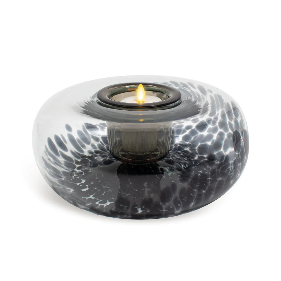 Glass Tubular w Replaceable Candle