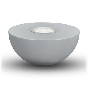 Semi-Round w 4” Replaceable 2-Wick Candle