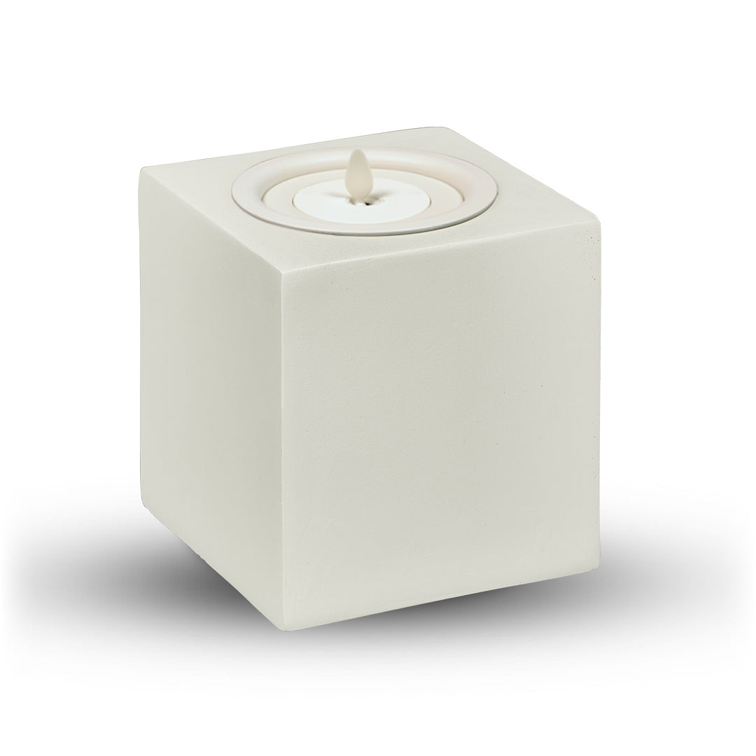 Small Square w Luminara Flameless