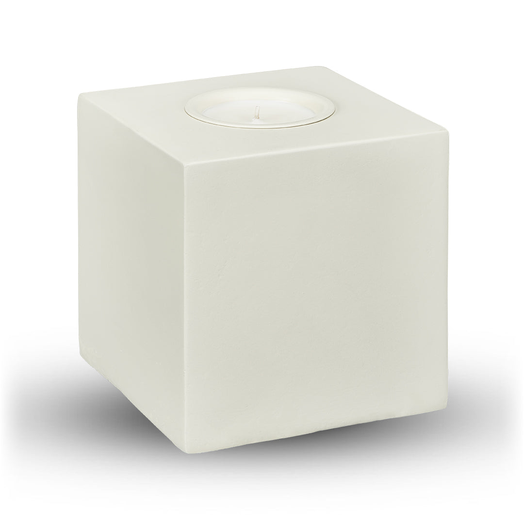 Large Square w Replaceable Candle