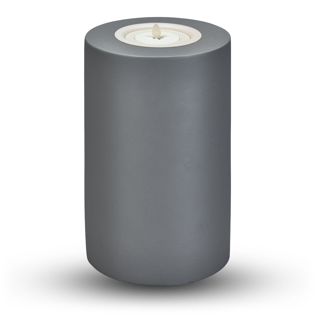 Medium Cylinder w Luminara Flameless