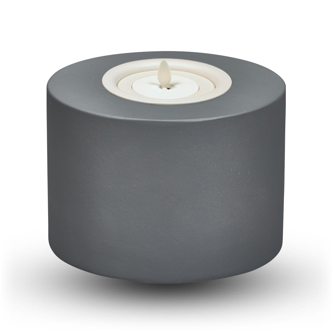 Petite Cylinder w Luminara Flameless