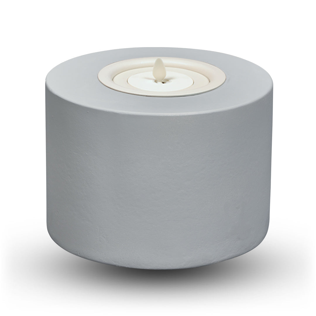 Petite Cylinder w Luminara Flameless