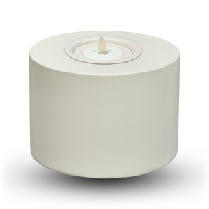 Petite Cylinder w Luminara Flameless