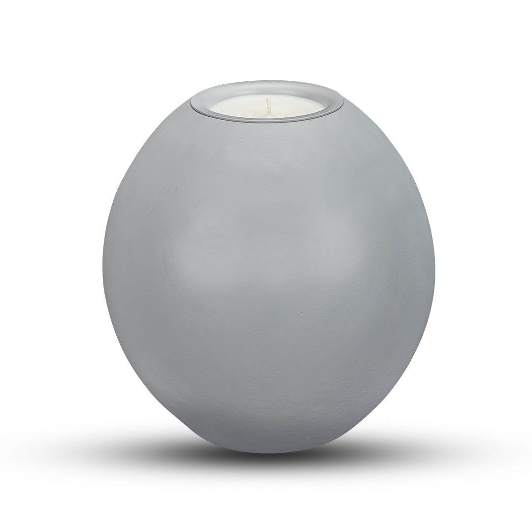 Oval w Replaceable Candle