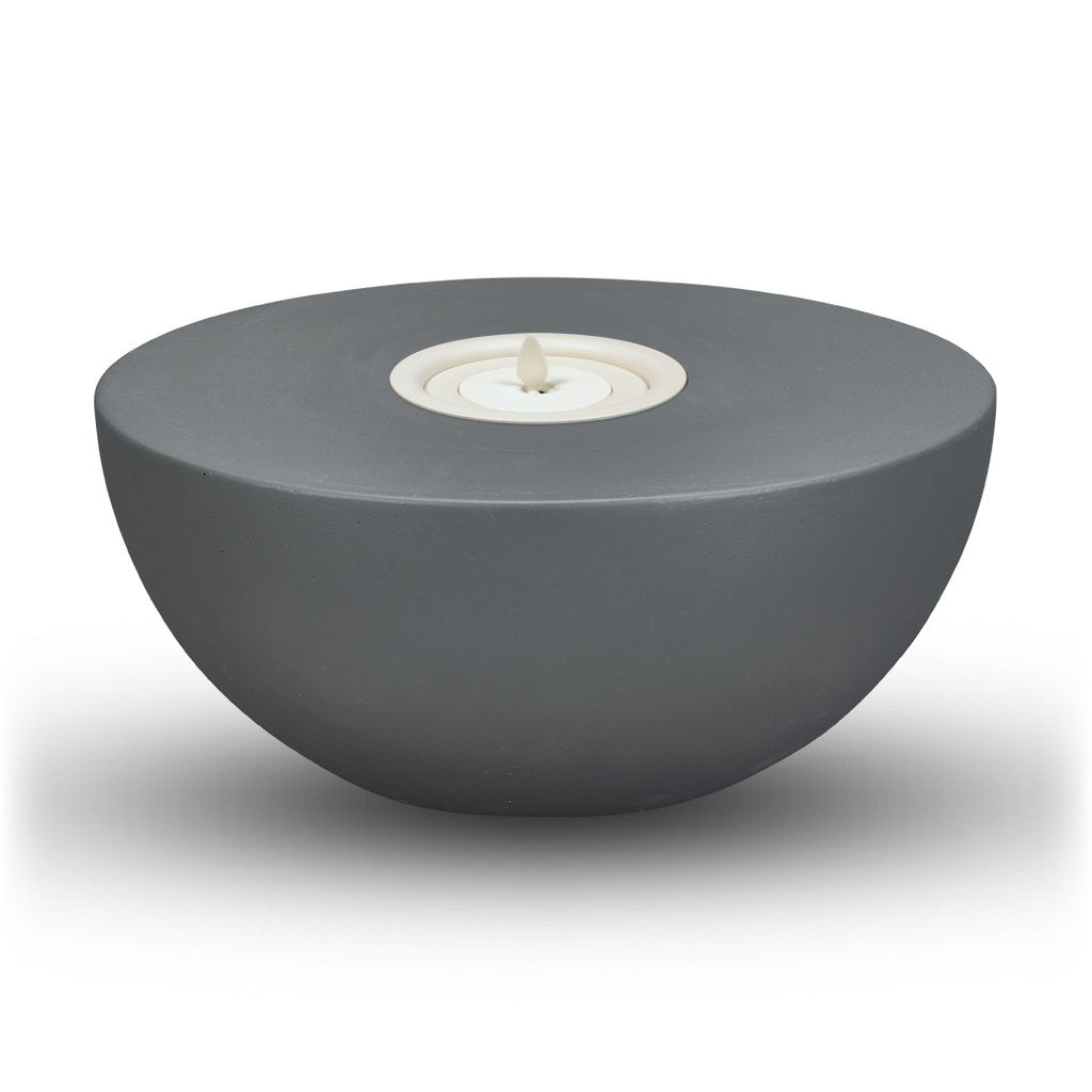 Semi-Round w 3" Luminara Flameless