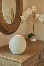 Load image into Gallery viewer, Oval w Replaceable Candle
